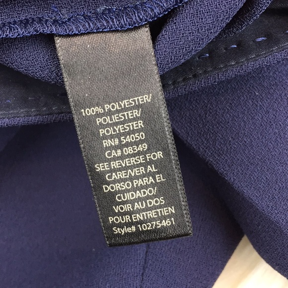 Rachel Roy Navy Crop Trouser 0 - Picture 3 of 4